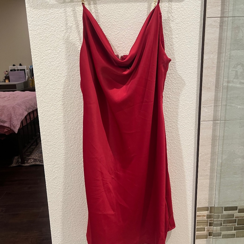 Urban Outfitters Red Slip Dress